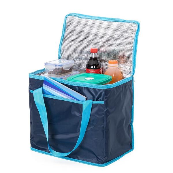 Imagem de Bolsa Térmica Bag Freezer Cerveja Lanche Bebida Fitness Passeio 33 litros grande