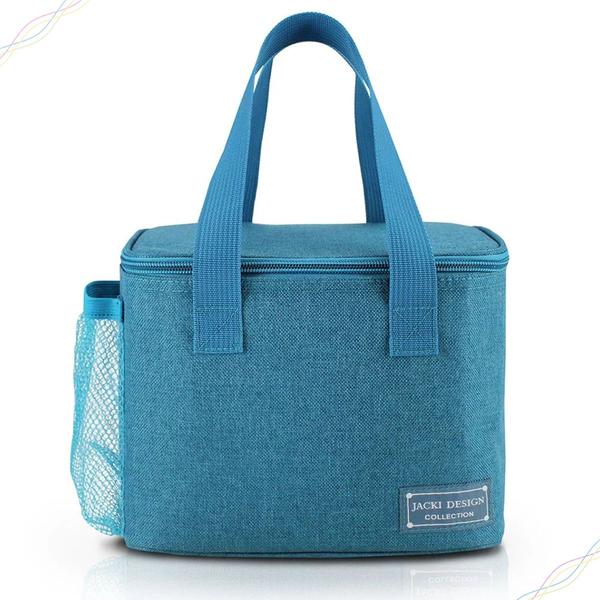 Imagem de Bolsa Térmica com Bolso Externo Lancheira Concept Jacki Desing Marmita Lanches Fitness AHL20933