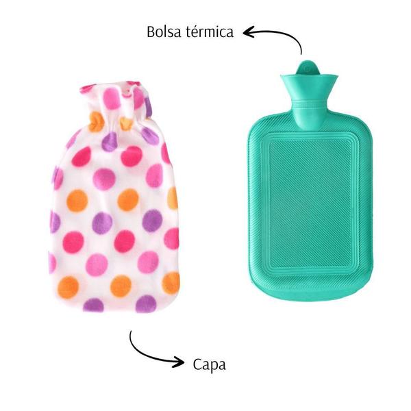 Imagem de Bolsa Térmica Compressa Capa 1,5L Dor Muscular Cólica