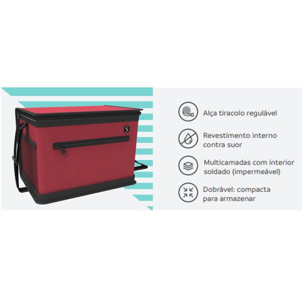 Imagem de Bolsa Térmica Cooler 20 Litros Tropical Bebidas e Alimentos - Soprano