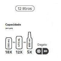 Imagem de Bolsa Térmica Cooler Piquenique 12l Soprano Alça Não Vaza