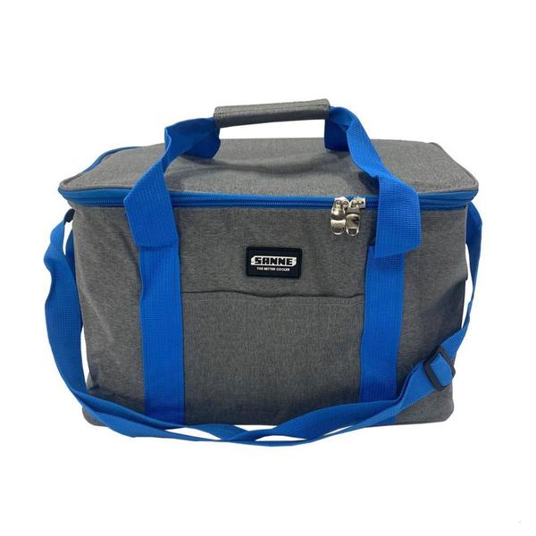 Imagem de Bolsa Térmica de Mão 18L Cinza e Azul N230636-2 - Sannea