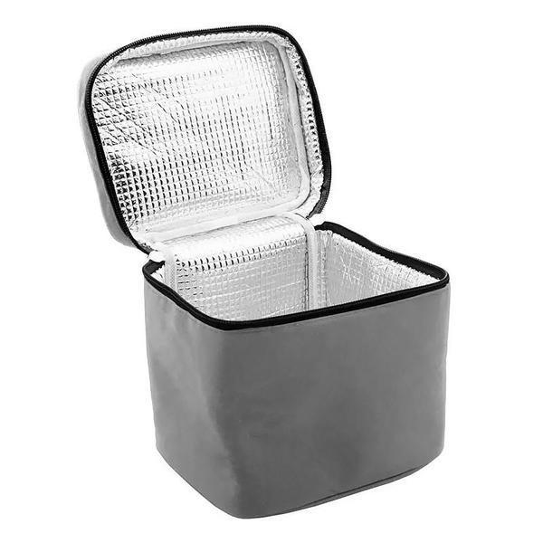Bolsa Térmica de Poliéster Easy Life Cinza 17x17x13,5cm 2976 - Lyor - LYOR, WOLFF, ROJEMAC Imagem de Bolsa Térmica de Poliéster Easy Life Cinza 17x17x13,5cm 2976 - Lyor
