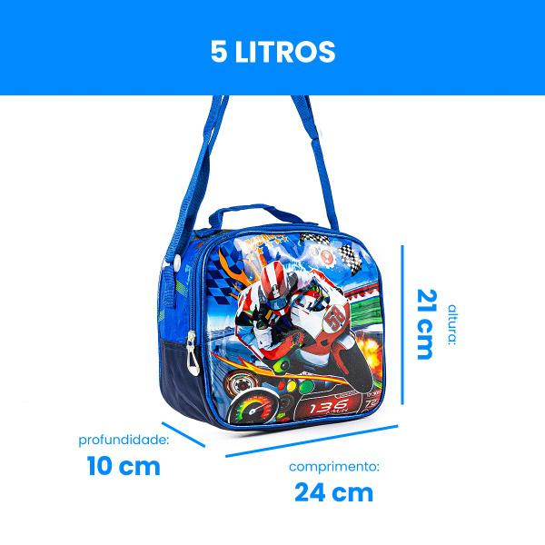 Imagem de Bolsa Térmica Escolar Marmiteira Alça Transversal Infantil