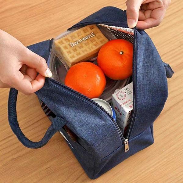 Imagem de Bolsa Térmica Feminina Masculina Porta Marmita Lanche Bebidas unisex