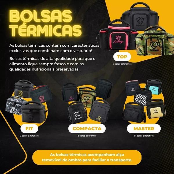 Imagem de Bolsa Térmica Fitness marmitas Top Everbags