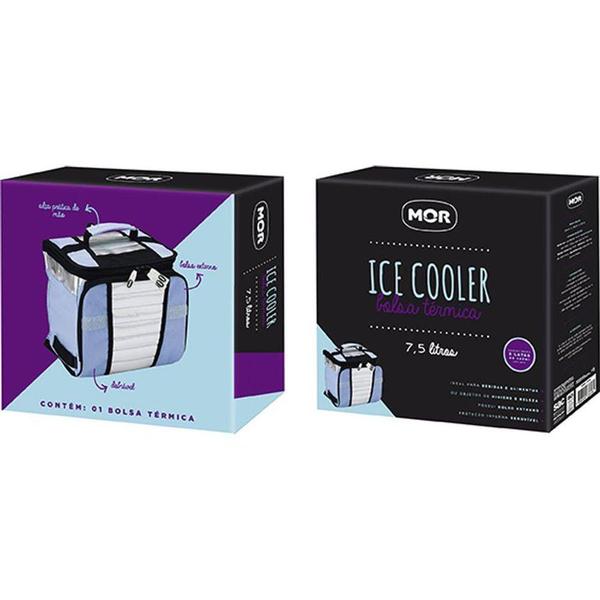 Imagem de Bolsa Térmica Ice Cooler Azul 7,5 Litros Mor