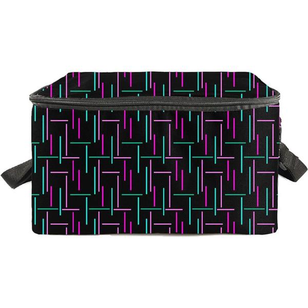 Imagem de Bolsa Termica Impermeavel 10Lt G BLT111 Preta e Rosa/Verde - Teisen