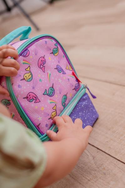 Imagem de Bolsa Térmica Infantil Com Alça E Zíper Thermos Narvals