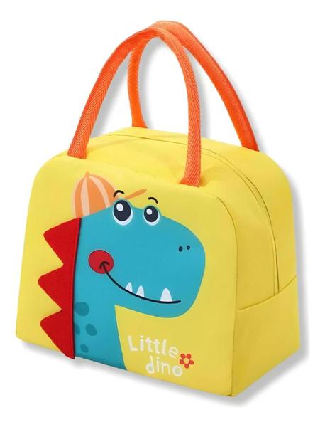 Imagem de Bolsa Térmica Infantil Com Alça Lancheira Escolar Impermeável Animais