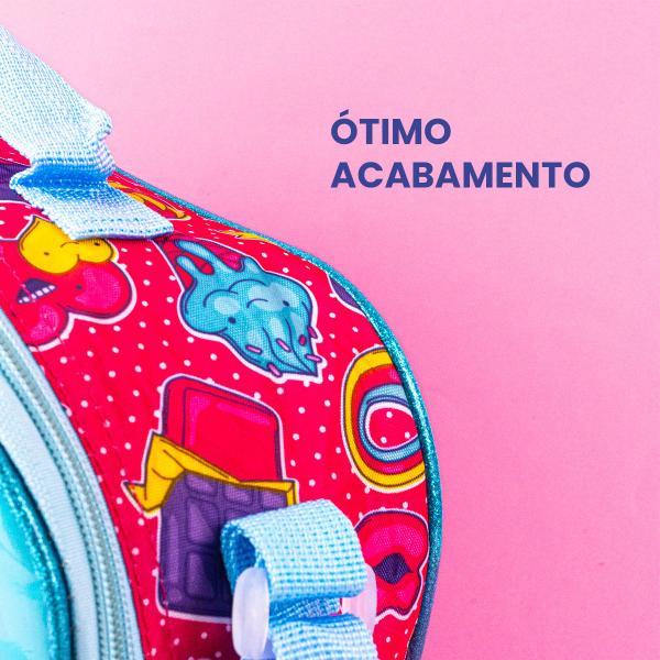 Imagem de Bolsa Térmica Infantil Marmiteira Escolar Alça Transversal