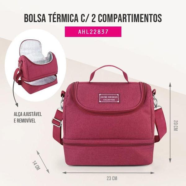 Imagem de Bolsa Térmica Lancheira 2 Compartimentos Joy