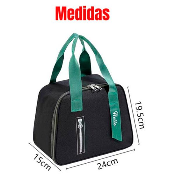 Imagem de Bolsa Térmica Lancheira Forrada Multiuso Fitness 24cm