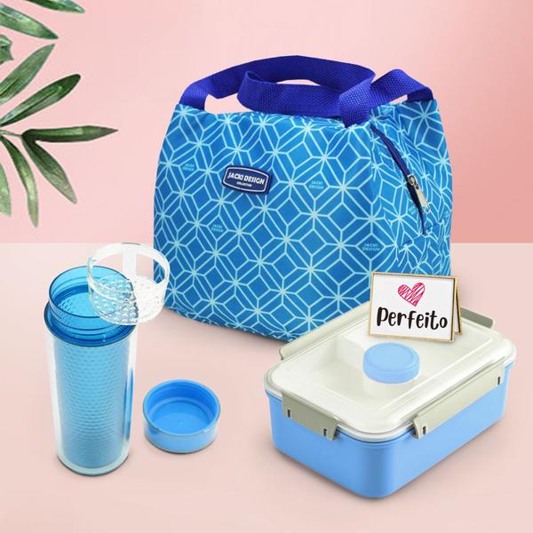 Imagem de Bolsa Térmica M FRESH Jacki Design AQR19838 Cor:Azul