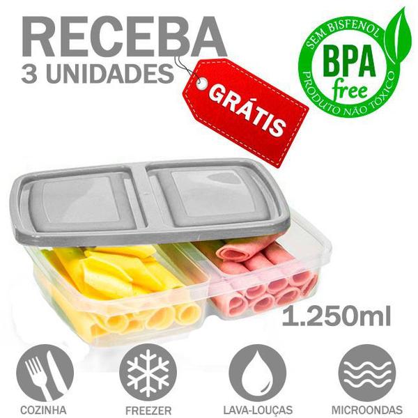 Imagem de Bolsa Térmica Marmita Fitness Lancheira Bag Academia Dieta Alimentar Treino Esportivo Multiuso