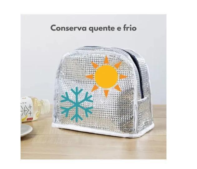 Imagem de Bolsa Térmica Marmita Lancheira Feminina Masculina Lunch Bag