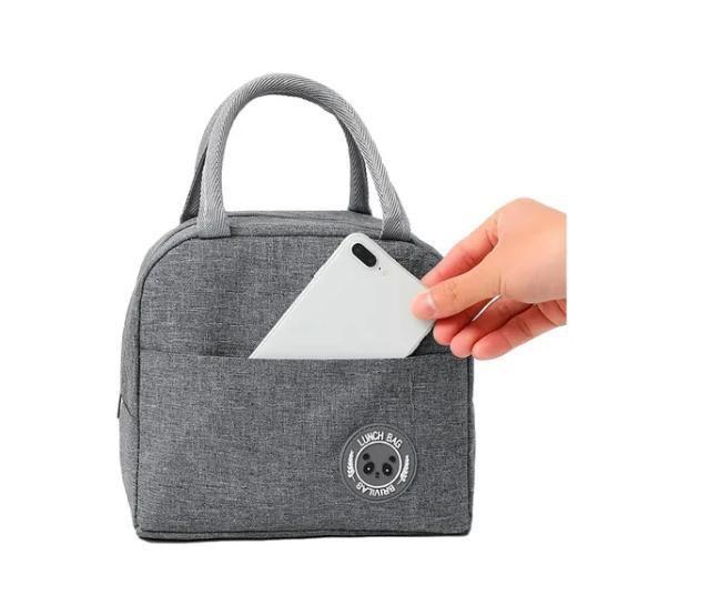 Imagem de Bolsa Térmica Marmita Lancheira Feminina Masculina Lunch Bag