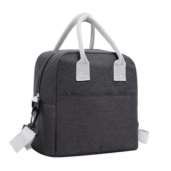 Imagem de Bolsa Térmica Marmita Lancheira Quente e Frio com Alça de Ombro Ajustável  MODELO NOVO UNISEX