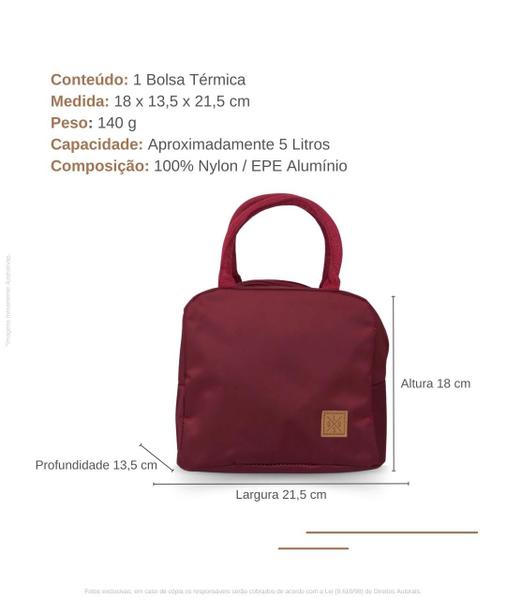 Imagem de Bolsa Térmica Necessaire Fitness com Alça De Mão Qualis