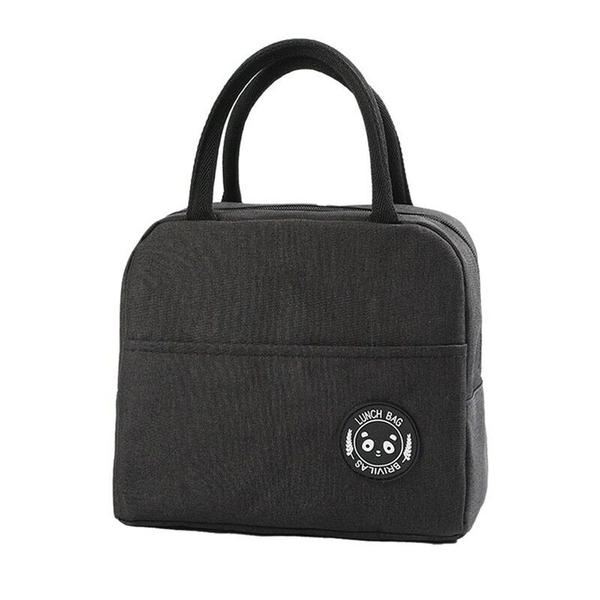 Imagem de Bolsa Termica Necessaire Portatil Lancheira Dobravel Organizadora Bolso Externo Semi-Impermeavel com Alça