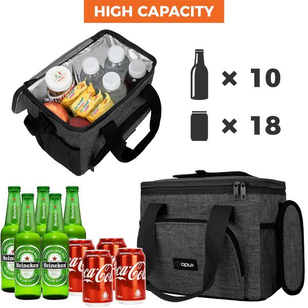 Imagem de Bolsa térmica OPUX Soft Isolated Dobrable Lunch 18 latas