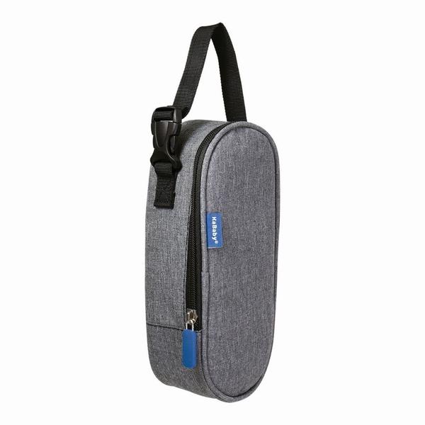 Bolsa Térmica p/ Mamadeira KaBaby Cinza Imagem de Bolsa Térmica p/ Mamadeira KaBaby Cinza
