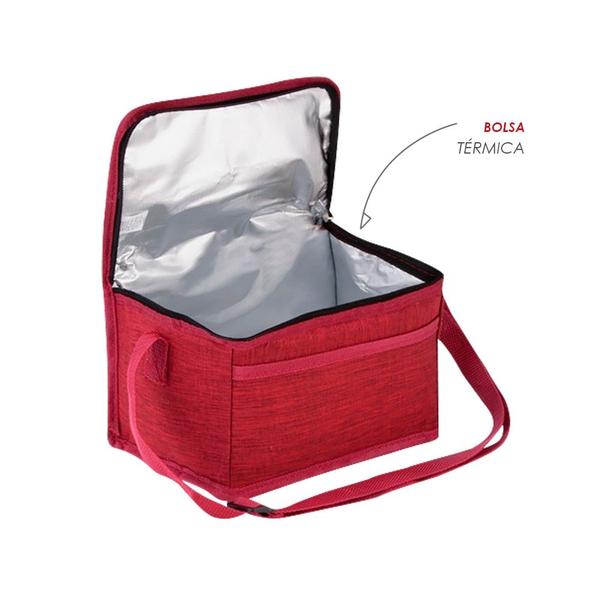 Bolsa Térmica para Lanche Bebida Porta Marmita Viagem - ÚNICA Imagem de Bolsa Térmica para Lanche Bebida Porta Marmita Viagem