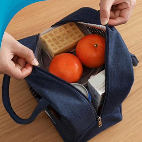 Imagem de Bolsa Térmica Para Marmita E Lanches Ideal Para Viagens E Piquenique Original