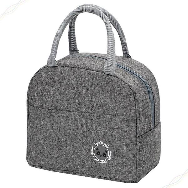 Imagem de Bolsa Térmica para Marmita Lunch Bag Cinza - Brivilas