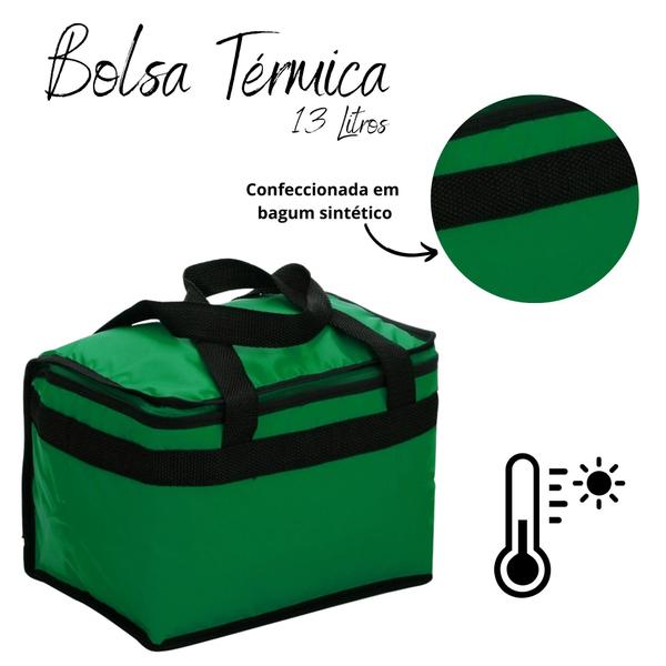 Imagem de Bolsa Térmica Para Marmita Refeições Fitness Média