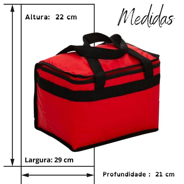 Imagem de Bolsa Térmica Para Marmita Refeições Fitness Média