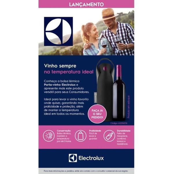 Imagem de Bolsa Térmica para Vinho Electrolux - Preto