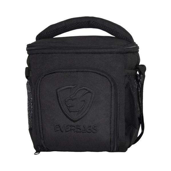 Imagem de Bolsa Térmica Porta Marmita Fitness Compacta Black Luxo Everbags