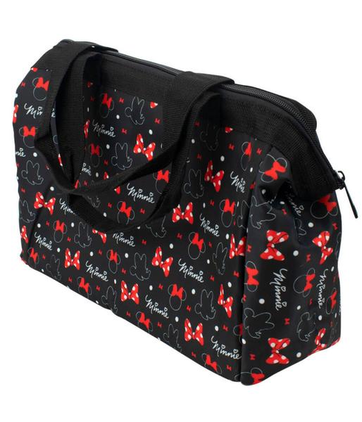 Imagem de Bolsa Térmica Preta Minnie 24x13x36cm Disney