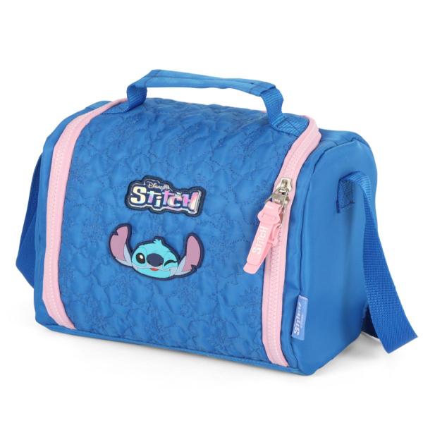 Imagem de Bolsa Térmica Transversal Marmita Trabalho Lilo Stitch Azul