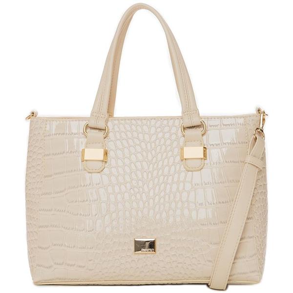 Imagem de Bolsa Tote Transversal Feminina Rafitthy 28.15176 Croco