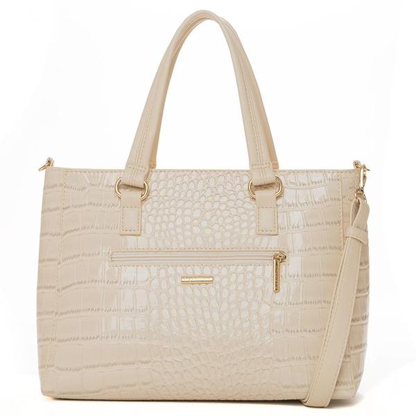 Imagem de Bolsa Tote Transversal Feminina Rafitthy 28.15176 Croco