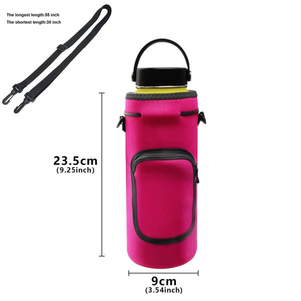 Imagem de Bolsa transportadora de garrafas de água, capa de neoprene 1,2 L