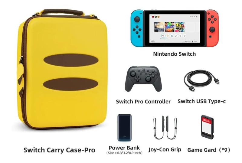 Imagem de Bolsa Transporte Capa Case Viagem Maleta Premium Compativel com Nintendo Switch Ou Oled