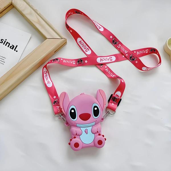 Imagem de Bolsa Transversal Disney Stitch - Para Crianças, Meninos e Meninas