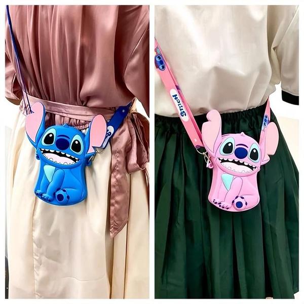 Imagem de Bolsa Transversal Disney Stitch - Para Crianças, Meninos e Meninas