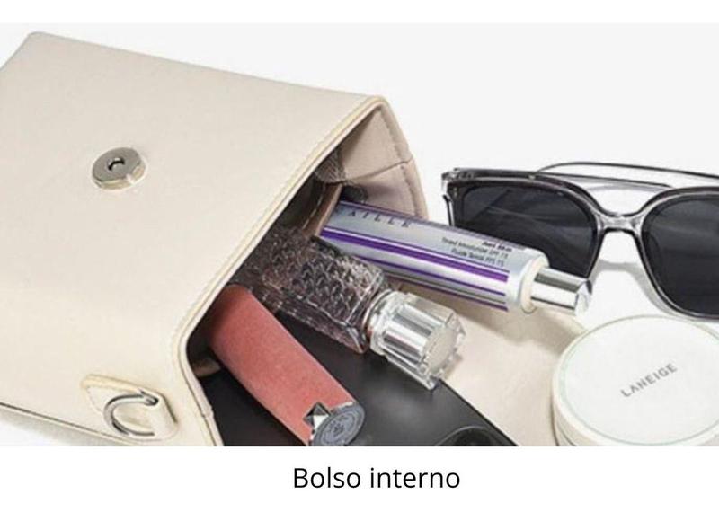 Imagem de Bolsa Transversal Feminina Porta Celular Documentos Passeio