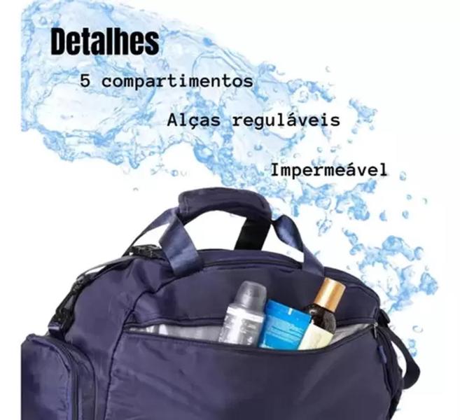 Imagem de Bolsa Transversal Mochila Viagem Academia Fitness