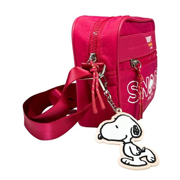 Imagem de Bolsa Transversal Oficial SNOOPY Colors Nylon SP2847 Pink