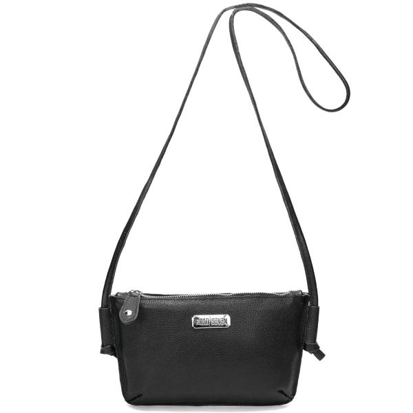 Imagem de Bolsa Transversal Pequena Couro Legitimo Mini Bag Para Chaves Celular Road Seven