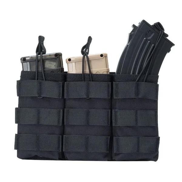 Imagem de Bolsa Tripla Para Revista M4 M16 Molle, Suporte Para Bolsa De Cintura, Caça Ao Ar Livre, Rifle Ar,