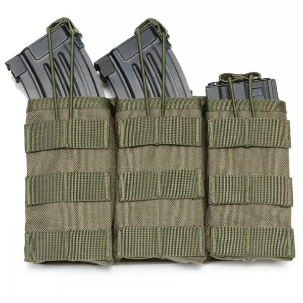 Imagem de Bolsa Tripla Para Revista M4 M16 Molle, Suporte Para Bolsa De Cintura, Caça Ao Ar Livre, Rifle Ar,