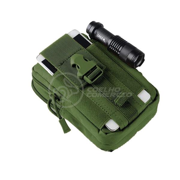 Imagem de Bolsa Verde Militar Conjunto De Sobrevivência Camping