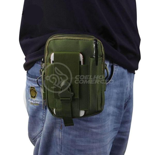 Imagem de Bolsa Verde Militar Kit DFerramentas De Camping Acessórios