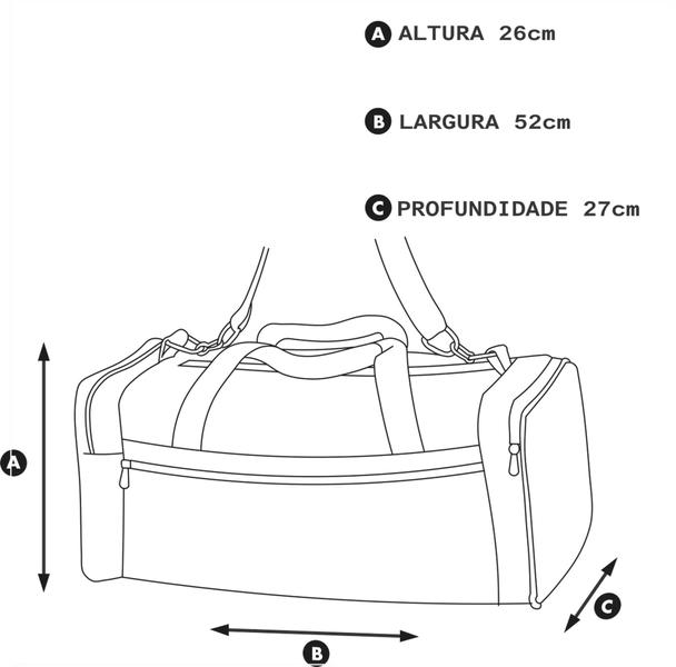 Imagem de Bolsa Viagem Voar Lona - Turma Da Mel